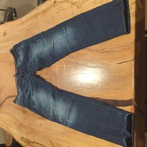 Women's Rock Revival Moto Jeans